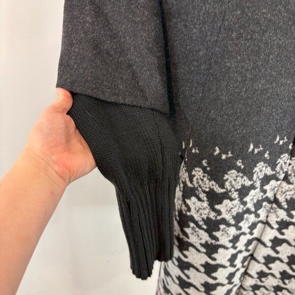 T Tahari Wool Black Blake coat slim fit 3/4 sleeves sz 16 or sz XL - Picture 10 of 13